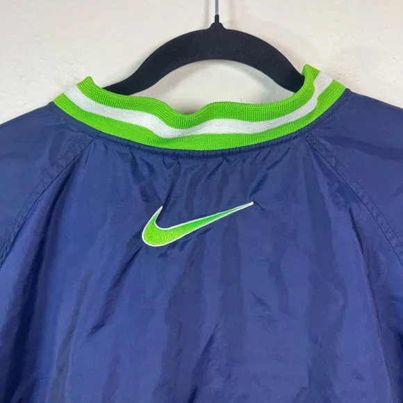 Vintage Nike Windbreaker Jacket Shirt Seahawk Colors Pullover Mens Size XL 90’s - Picture 6 of 16